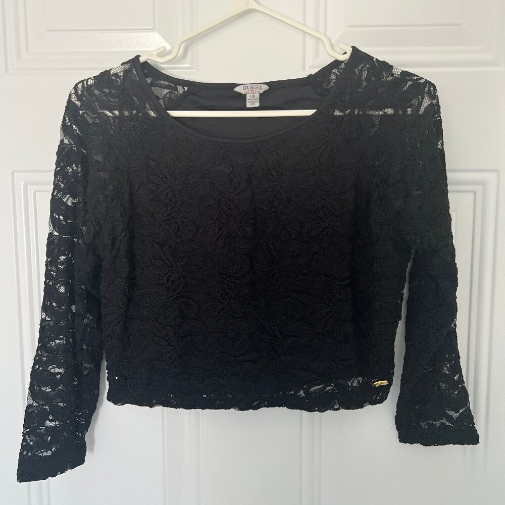 Guess Lace Cropped Top